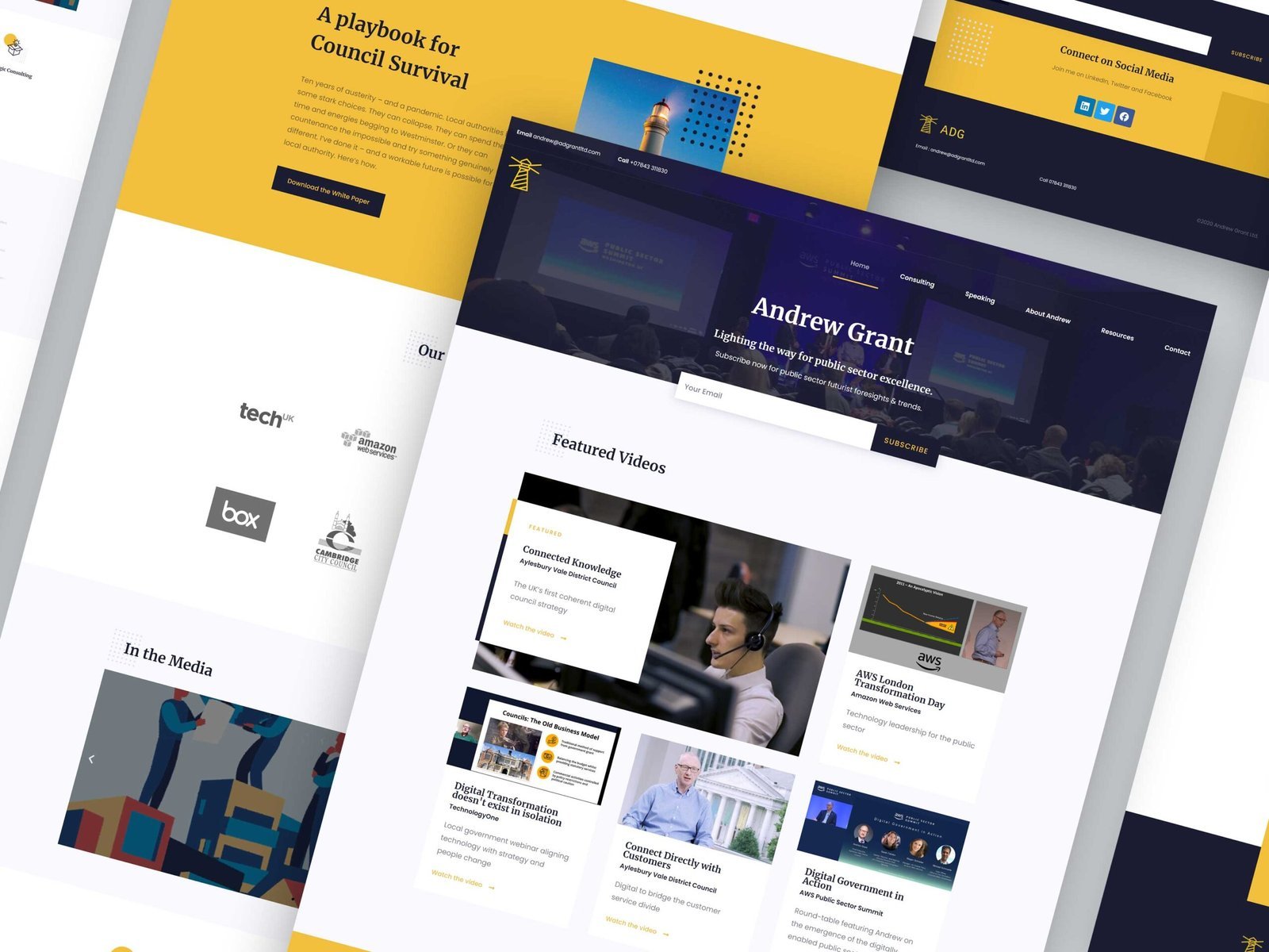 AD Grant Ltd website design