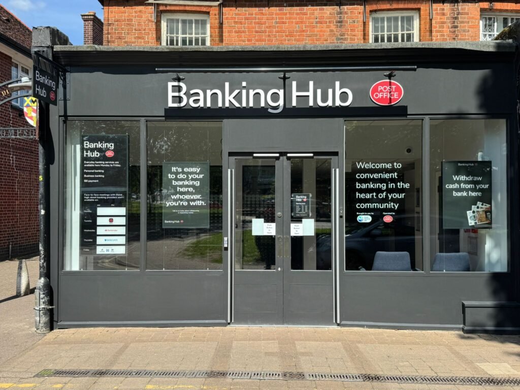 The Harpenden Banking Hub at 35 High Street, Harpenden