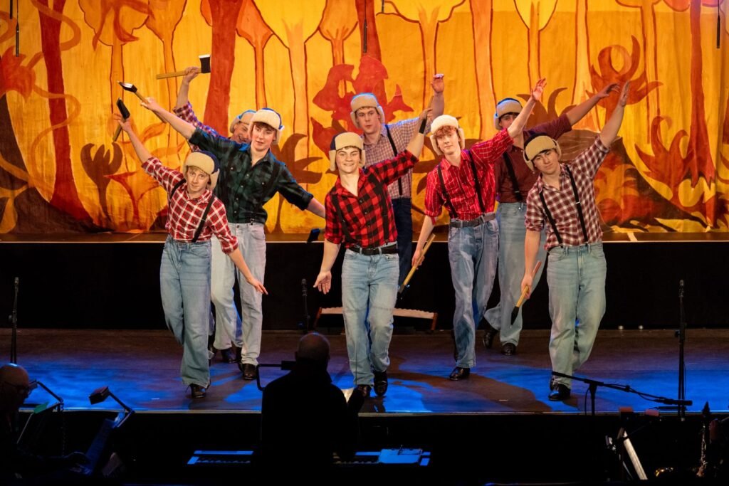 Harpenden Gang Show lumberjack dance number